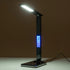 GLOBOSTAR® ZENTIME 76564 Μοντέρνο Επιτραπέζιο Φωτιστικό Γραφείου με Ασύρματη Φόρτιση 10W 2A & Ψηφιακό Ρολόι LED 3.5W 350lm 120° DC 5V με USB-C IP20 Ρυθμιζόμενο Λευκό CCT με Αφή 2700K/4500K/6000K Dimmable - Sanan SMD Chip - Μαύρο - Μ13 x Π25 x Υ50cm - 2... - ledmania.gr