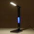 GLOBOSTAR® ZENTIME 76564 Μοντέρνο Επιτραπέζιο Φωτιστικό Γραφείου με Ασύρματη Φόρτιση 10W 2A & Ψηφιακό Ρολόι LED 3.5W 350lm 120° DC 5V με USB-C IP20 Ρυθμιζόμενο Λευκό CCT με Αφή 2700K/4500K/6000K Dimmable - Sanan SMD Chip - Μαύρο - Μ13 x Π25 x Υ50cm - 2... - ledmania.gr