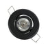 GloboStar® DELTA 77801 Χωνευτό Κινούμενο Στρόγγυλο Σποτ Οροφής για Λάμπα MR11 με Βάση GU5.3 ή GU10 - IP20 - Μεταλλικό - Φ70 x Υ21mm - Μαύρο - 5 Χρόνια Εγγύηση - ledmania.gr