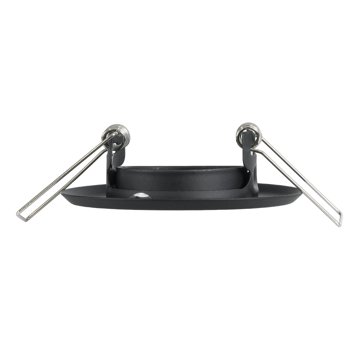 GloboStar® DELTA 77801 Χωνευτό Κινούμενο Στρόγγυλο Σποτ Οροφής για Λάμπα MR11 με Βάση GU5.3 ή GU10 - IP20 - Μεταλλικό - Φ70 x Υ21mm - Μαύρο - 5 Χρόνια Εγγύηση - ledmania.gr