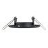 GloboStar® DELTA 77801 Χωνευτό Κινούμενο Στρόγγυλο Σποτ Οροφής για Λάμπα MR11 με Βάση GU5.3 ή GU10 - IP20 - Μεταλλικό - Φ70 x Υ21mm - Μαύρο - 5 Χρόνια Εγγύηση - ledmania.gr