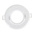 GLOBOSTAR® RAFY 77814 Χωνευτή Κινούμενη Βάση για Σποτ MR16 με Ντουί GU10/GU5.3 IP20 - Λευκό - Μ9.2 x Π9.2 x Υ3.1cm / Q7cm