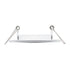 GLOBOSTAR® RAFY 77814 Χωνευτή Κινούμενη Βάση για Σποτ MR16 με Ντουί GU10/GU5.3 IP20 - Λευκό - Μ9.2 x Π9.2 x Υ3.1cm / Q7cm