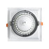 GloboStar® VITA 77852 Χωνευτό Κινούμενο Τετράγωνο Σποτ Οροφής για Λάμπα AR111 - IP20 - Χυτό Αλουμίνιο - Μ18 x Π18 x Υ4.5cm - Λευκό - 5 Χρόνια Εγγύηση - ledmania.gr