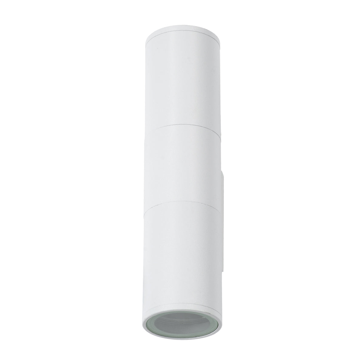 GLOBOSTAR® WALLY 77871 Μοντέρνο Φωτιστικό Τοίχου - Απλίκα με Ντουί 2 x GU10 AC 220-240V Αδιάβροχο IP65 - Λευκό Ματ - Μ6.4 x Π11 x Υ25cm - ledmania.gr