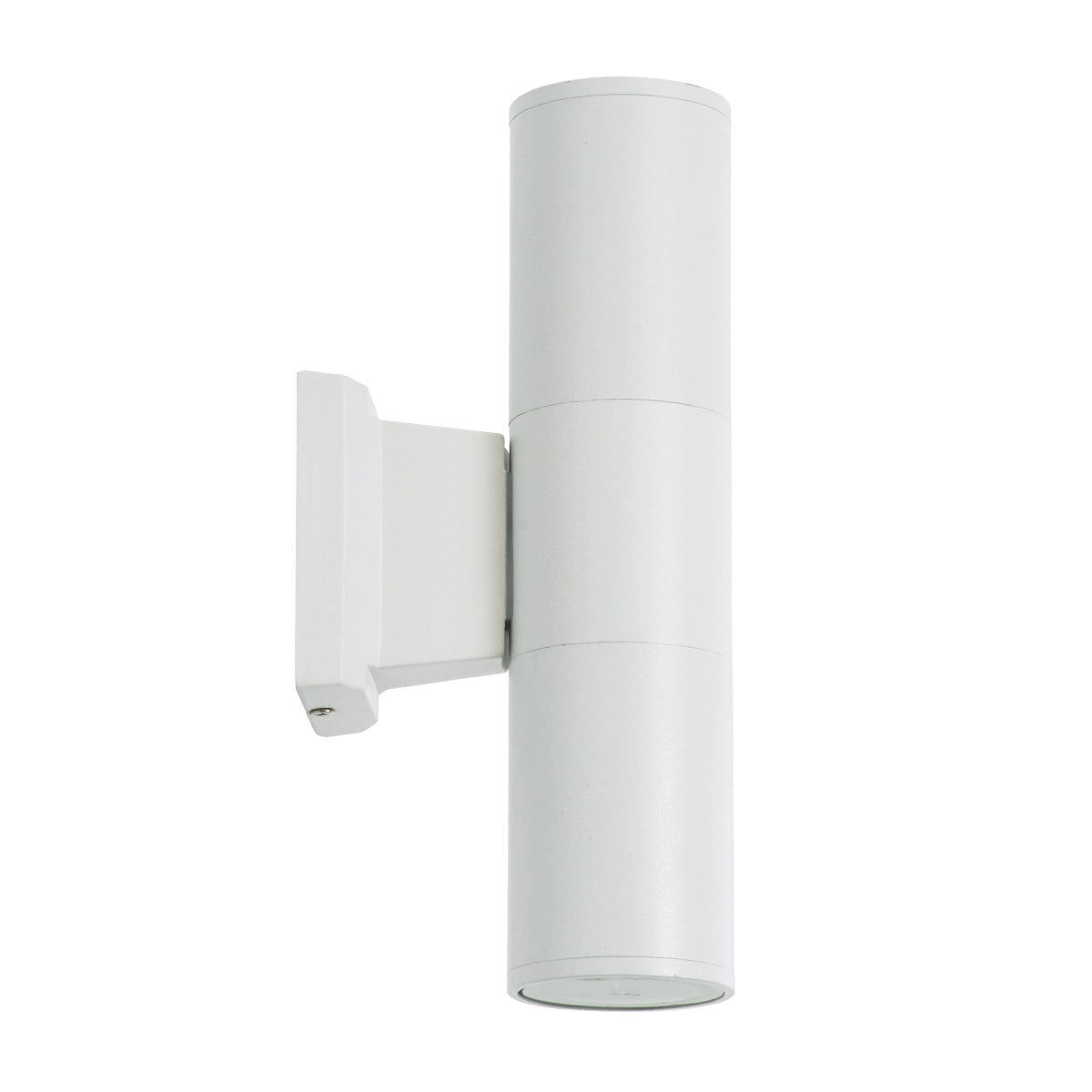 GLOBOSTAR® WALLY 77871 Μοντέρνο Φωτιστικό Τοίχου - Απλίκα με Ντουί 2 x GU10 AC 220-240V Αδιάβροχο IP65 - Λευκό Ματ - Μ6.4 x Π11 x Υ25cm - ledmania.gr
