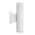 GLOBOSTAR® WALLY 77871 Μοντέρνο Φωτιστικό Τοίχου - Απλίκα με Ντουί 2 x GU10 AC 220-240V Αδιάβροχο IP65 - Λευκό Ματ - Μ6.4 x Π11 x Υ25cm - ledmania.gr
