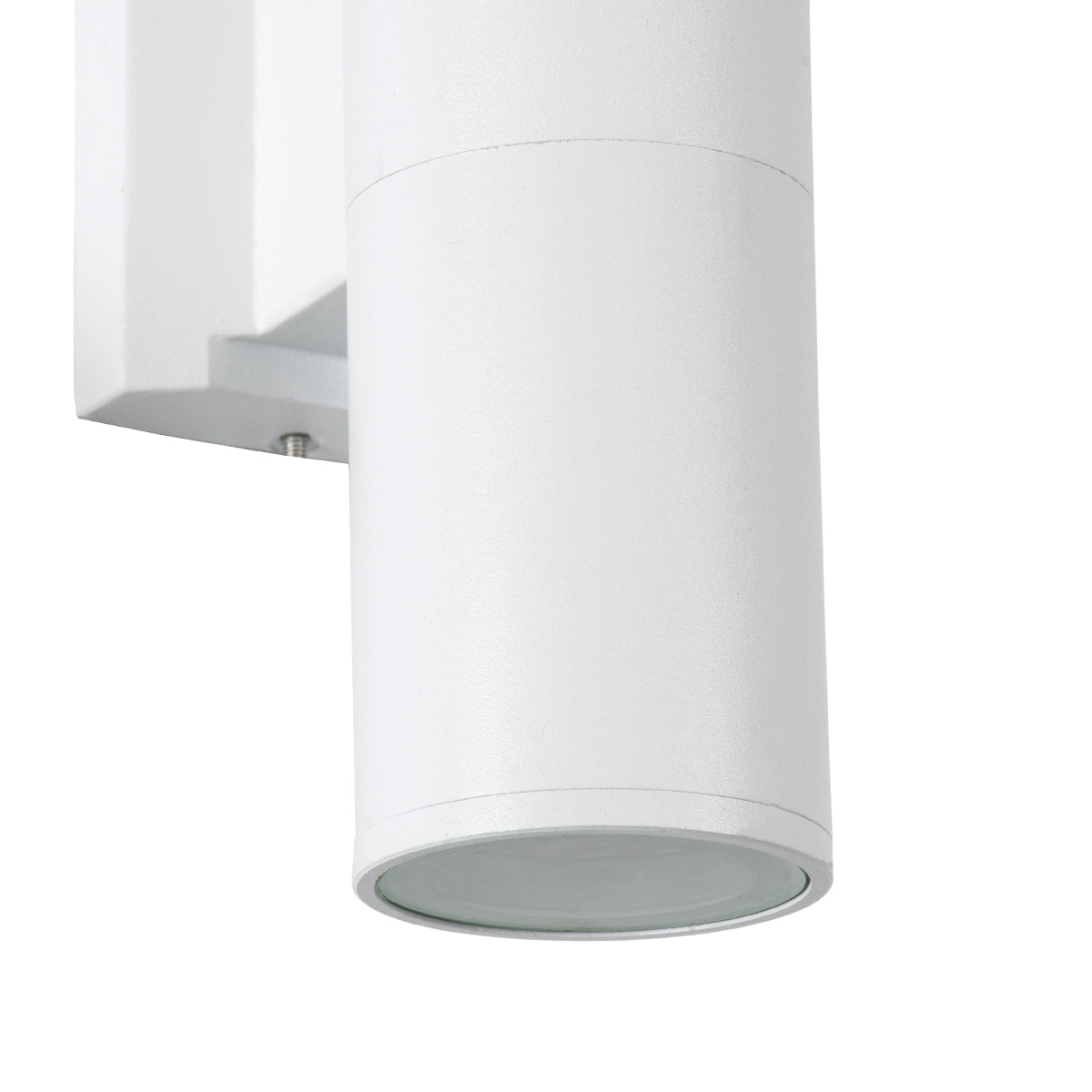 GLOBOSTAR® WALLY 77871 Μοντέρνο Φωτιστικό Τοίχου - Απλίκα με Ντουί 2 x GU10 AC 220-240V Αδιάβροχο IP65 - Λευκό Ματ - Μ6.4 x Π11 x Υ25cm - ledmania.gr
