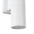 GLOBOSTAR® WALLY 77871 Μοντέρνο Φωτιστικό Τοίχου - Απλίκα με Ντουί 2 x GU10 AC 220-240V Αδιάβροχο IP65 - Λευκό Ματ - Μ6.4 x Π11 x Υ25cm - ledmania.gr