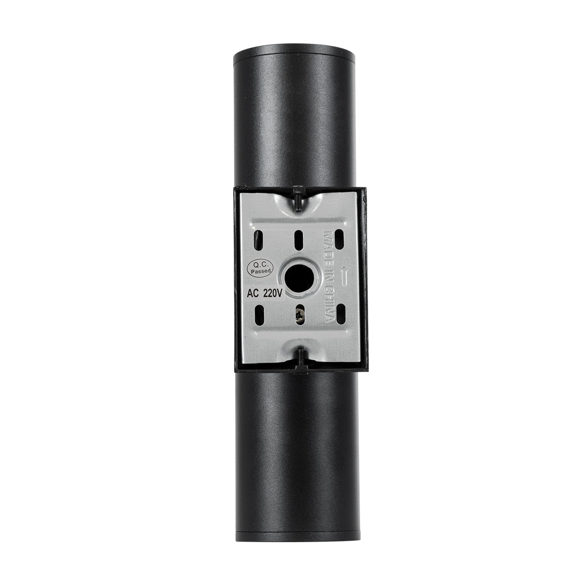 GLOBOSTAR® WALLY 77873 Μοντέρνο Φωτιστικό Τοίχου - Απλίκα με Ντουί 2 x GU10 AC 220-240V Αδιάβροχο IP65 - Μαύρο Ματ - Μ6.4 x Π11 x Υ25cm - ledmania.gr