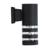 GloboStar® ORION 77882 Φωτιστικό Τοίχου - Απλίκα Αρχιτεκτονικού Φωτισμού Εσωτερικού/Εξωτερικού Χώρου Up or Down Μονόφωτο 1 x GU10 AC220-240V Αδιάβροχο IP65 - Σώμα Αλουμινίου & Tempered Glass - Μ9 x Π15 x Υ23.2cm - Μαύρο - 5 Years Warranty - ledmania.gr