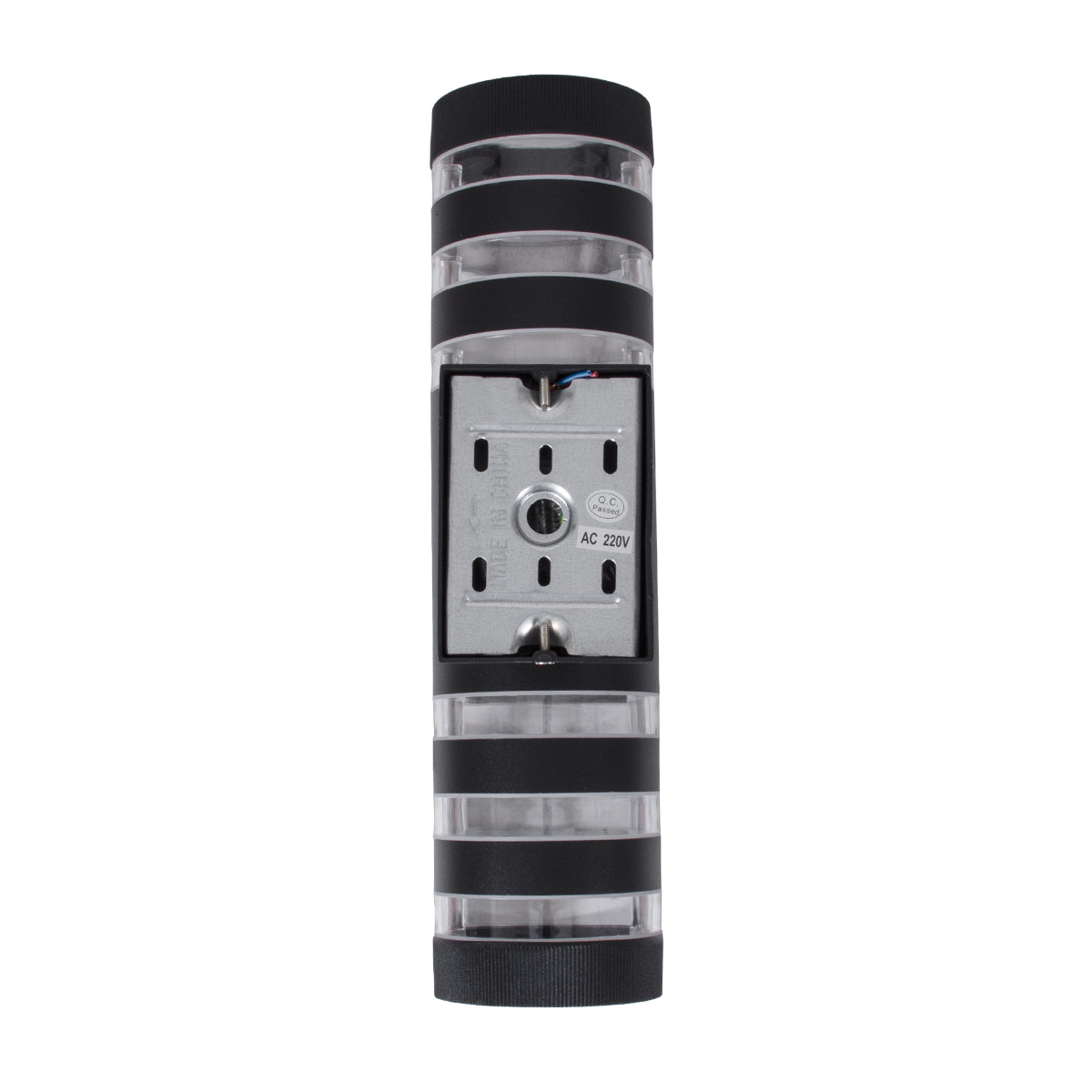 GLOBOSTAR® ORION 77883 Μοντέρνο Φωτιστικό Τοίχου - Απλίκα με Ντουί 2 x GU10 AC 220-240V Αδιάβροχο IP65 - Μαύρο Ματ - Μ9 x Π15 x Υ35.5cm - ledmania.gr
