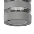 GLOBOSTAR® ORION 77884 Μοντέρνο Φωτιστικό Τοίχου - Απλίκα με Ντουί 1 x GU10 AC 220-240V Αδιάβροχο IP65 - Γκρι Ματ - Μ9 x Π15 x Υ23.2cm - ledmania.gr