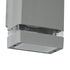 GLOBOSTAR® QUATRO 77895 Μοντέρνο Φωτιστικό Τοίχου - Απλίκα με Ντουί 2 x GU10 AC 220-240V Αδιάβροχο IP65 - Γκρι Ματ - Μ11 x Π10 x Υ25.5cm - ledmania.gr