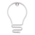 GLOBOSTAR® NEONSIGN 78575 Διακοσμητικό Φωτιστικό Τοίχου Ένδειξης / Σήμανσης "LAMP" LED 2W 100lm 300° DC 5V με USB 2.0 & 3xAA Μπαταρίες IP20 Θερμό Λευκό 2700K - Μ15 x Π1.5 x Υ23cm - 2 Χρόνια Εγγύηση - ledmania.gr