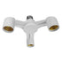 GLOBOSTAR® ADAPTOR 78976 Αντάπτορας/Μετατροπέας από Ντουί E27 σε 3 x E27 IP20 - Μ18 x Π18 x Υ10cm - ledmania.gr