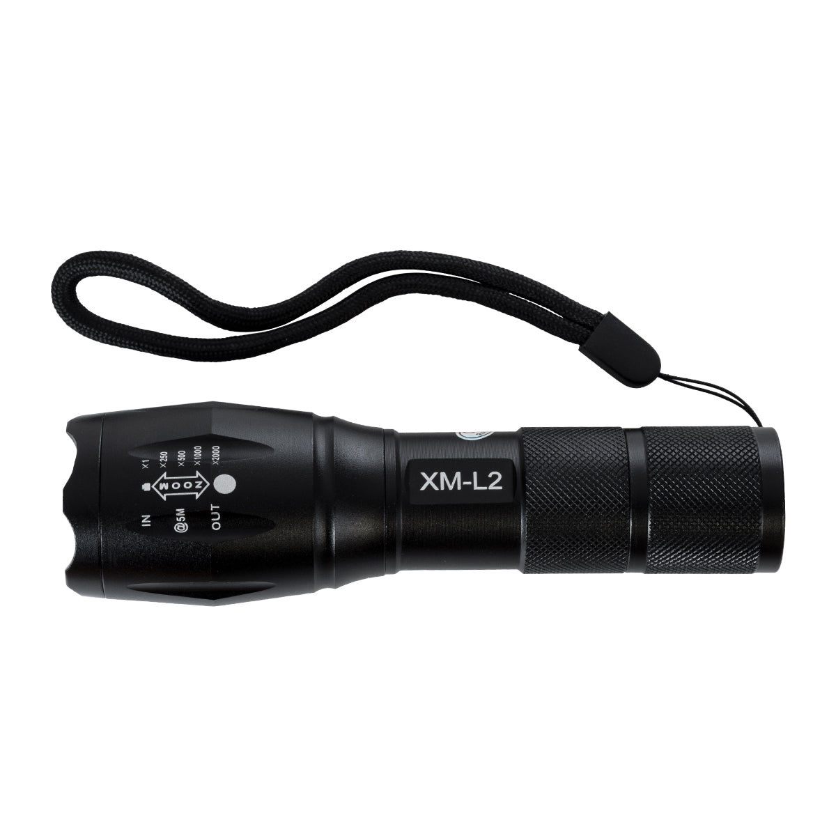 GLOBOSTAR® HANDLAMP 79041 Φακός Χειρός LED 10W 1000lm 5~60° DC 5V με Επαναφορτιζόμενη Μπαταρία Li-ion 3.7V 1x18650 3000mAh IP20 Ψυχρό Λευκό 6000K - CREE XML2-T6 Chip - Μ13.5 x Π4 x Υ4cm - 1 Χρόνο Εγγύηση