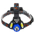 GLOBOSTAR® HEADLAMP 79056 Φακός Κεφαλής με Αισθητήρα Hand Swipe LED 20W 2000lm 15~60° DC 5V με USB-C με Επαναφορτιζόμενη Μπαταρία Li-ion 3.7V 2x18650 4800mAh Αδιάβροχο IP54 Ψυχρό Λευκό 6000K - CREE XHP50 & COB Chip - Μ7.5 x Π5.5 x Υ4.8cm - 1 Χρόνο Εγγύηση - ledmania.gr