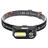GloboStar® 79066 Φακός Κεφαλής Επαναφορτιζόμενος LED CREE COB XML2-T6 Chip 25 Watt 2500lm με 1 x 18650 Μπαταρία 4800mAh και με Καλώδιο Φόρτισης USB Ψυχρό Λευκό 6000K - ledmania.gr