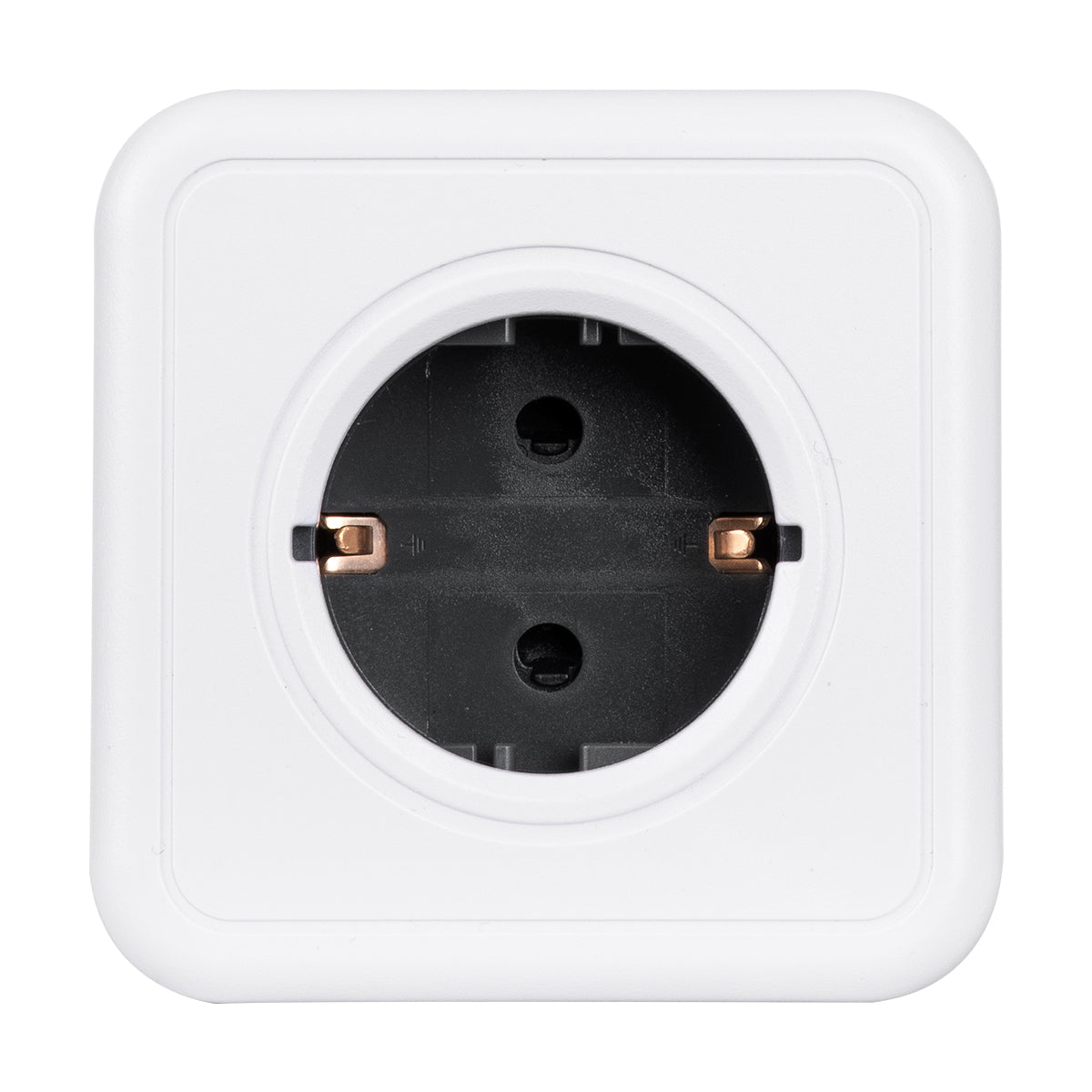 GLOBOSTAR® POWERCUBE 79627 Πολύπριζο 5 Θέσεων με 5 x EU Schuko Πρίζες Ασφαλείας Childproof AC 220-240V 3680W/16A Max Load IP20 - Λευκό & Γκρι - Μ7.5 x Π11.5 x Υ7.5cm - ledmania.gr