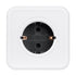 GLOBOSTAR® POWERCUBE 79627 Πολύπριζο 5 Θέσεων με 5 x EU Schuko Πρίζες Ασφαλείας Childproof AC 220-240V 3680W/16A Max Load IP20 - Λευκό & Γκρι - Μ7.5 x Π11.5 x Υ7.5cm - ledmania.gr