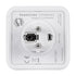 GLOBOSTAR® POWERCUBE 79627 Πολύπριζο 5 Θέσεων με 5 x EU Schuko Πρίζες Ασφαλείας Childproof AC 220-240V 3680W/16A Max Load IP20 - Λευκό & Γκρι - Μ7.5 x Π11.5 x Υ7.5cm - ledmania.gr