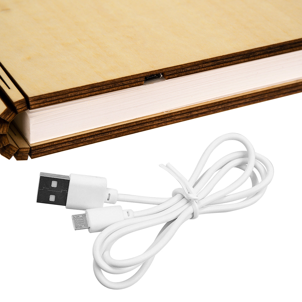 GLOBOSTAR® BOOKDECO 79636 Μοντέρνο Επιτραπέζιο Φωτιστικό Πορτατίφ LED 4W 250lm 180° DC 5V με USB 2.0 & Επαναφορτιζόμενη Μπαταρία Li-ion 3.2V 1000mAh IP20 Πολύχρωμο RGB - Μπεζ - Μ21.5 x Π16.5 x Υ2.2cm - 2 Χρόνια Εγγύηση - ledmania.gr