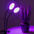 GLOBOSTAR® GROWME 79650 Φωτιστικό Ανάπτυξης Φυτών με Ενσωματωμένο Χειριστήριο LED 10W 300lm 120° DC 5V με USB 2.0 IP20 Πολύχρωμο Πλήρους Φάσματος Κόκκινο 660nm & Μπλε 450nm & UVIR 730nm Dimmable - Sanan SMD Chip - Μαύρο - Μ10 x Π30 x Υ36cm - 2 Χρόνια Ε... - ledmania.gr