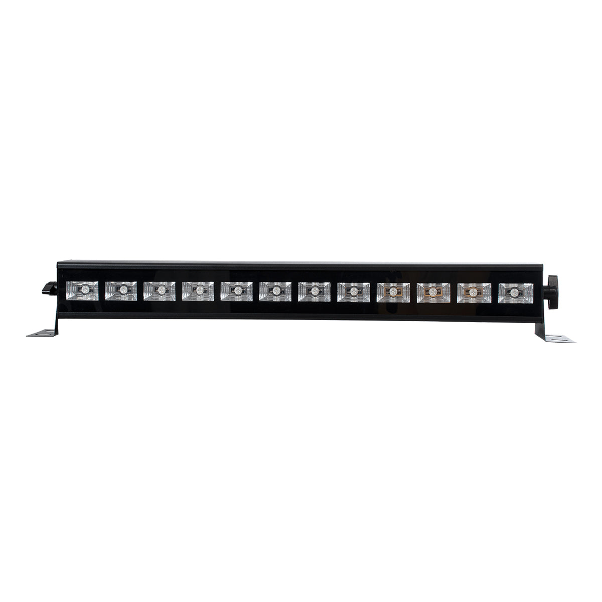 GLOBOSTAR® UVBAR 79660 Μπάρα Φωτισμού LED 36W 120° AC 220-240V IP20 Μαύρο Αλουμίνιο - UV Black Light - DMX512 & Ασύρματο Χειριστήριο IR - Μ50 x Π6 x Υ6cm - 2 Χρόνια Εγγύηση