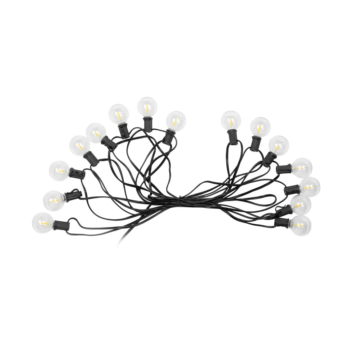 GLOBOSTAR® TWILIGHT 79667 Μοντέρνο Φωτιστικό Κήπου Γιρλάντα 7.7m με 15 Λάμπες & IR Ασύρματο Χειριστήριο LED 9W 810lm 360° DC 3.7V με Ενσωματωμένο Φωτοβολταϊκό Panel 5.5V 1.5W & Επαναφορτιζόμενη Μπαταρία Li-ion 3.7V 1x18650 2200mAh Αδιάβροχο IP65 Θερμό ... - ledmania.gr