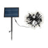 GLOBOSTAR® TWILIGHT 79669 Μοντέρνο Φωτιστικό Κήπου Γιρλάντα 14.5m με 50 Λάμπες LED 30W 2700lm 360° DC 3.7V με Ενσωματωμένο Φωτοβολταϊκό Panel 5.5V 5W & Επαναφορτιζόμενη Μπαταρία Li-ion 3.7V 3x18650 6600mAh Αδιάβροχο IP65 Θερμό Λευκό 2700Κ Dimmable - Sa... - ledmania.gr