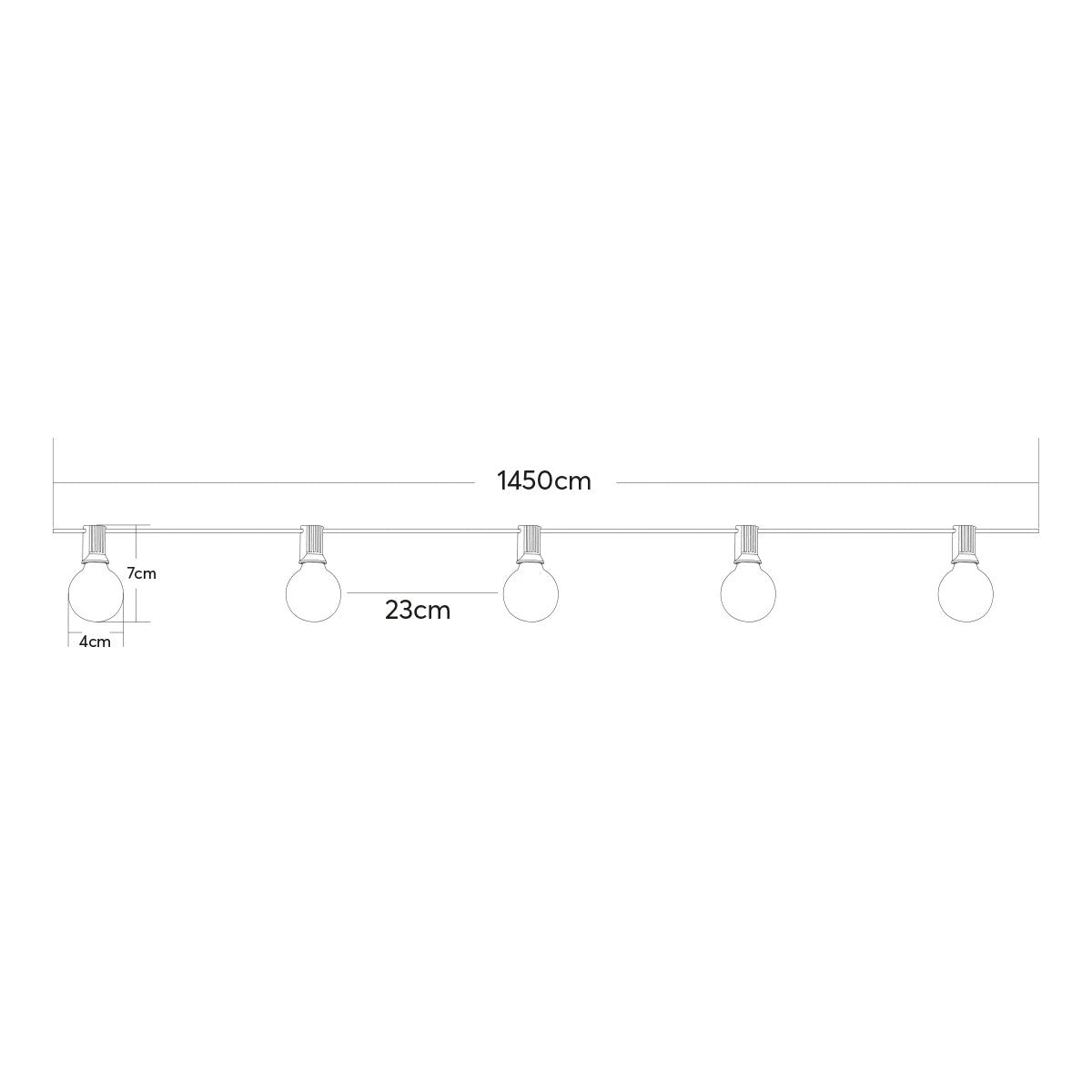 GLOBOSTAR® TWILIGHT 79669 Μοντέρνο Φωτιστικό Κήπου Γιρλάντα 14.5m με 50 Λάμπες LED 30W 2700lm 360° DC 3.7V με Ενσωματωμένο Φωτοβολταϊκό Panel 5.5V 5W & Επαναφορτιζόμενη Μπαταρία Li-ion 3.7V 3x18650 6600mAh Αδιάβροχο IP65 Θερμό Λευκό 2700Κ Dimmable - Sa... - ledmania.gr