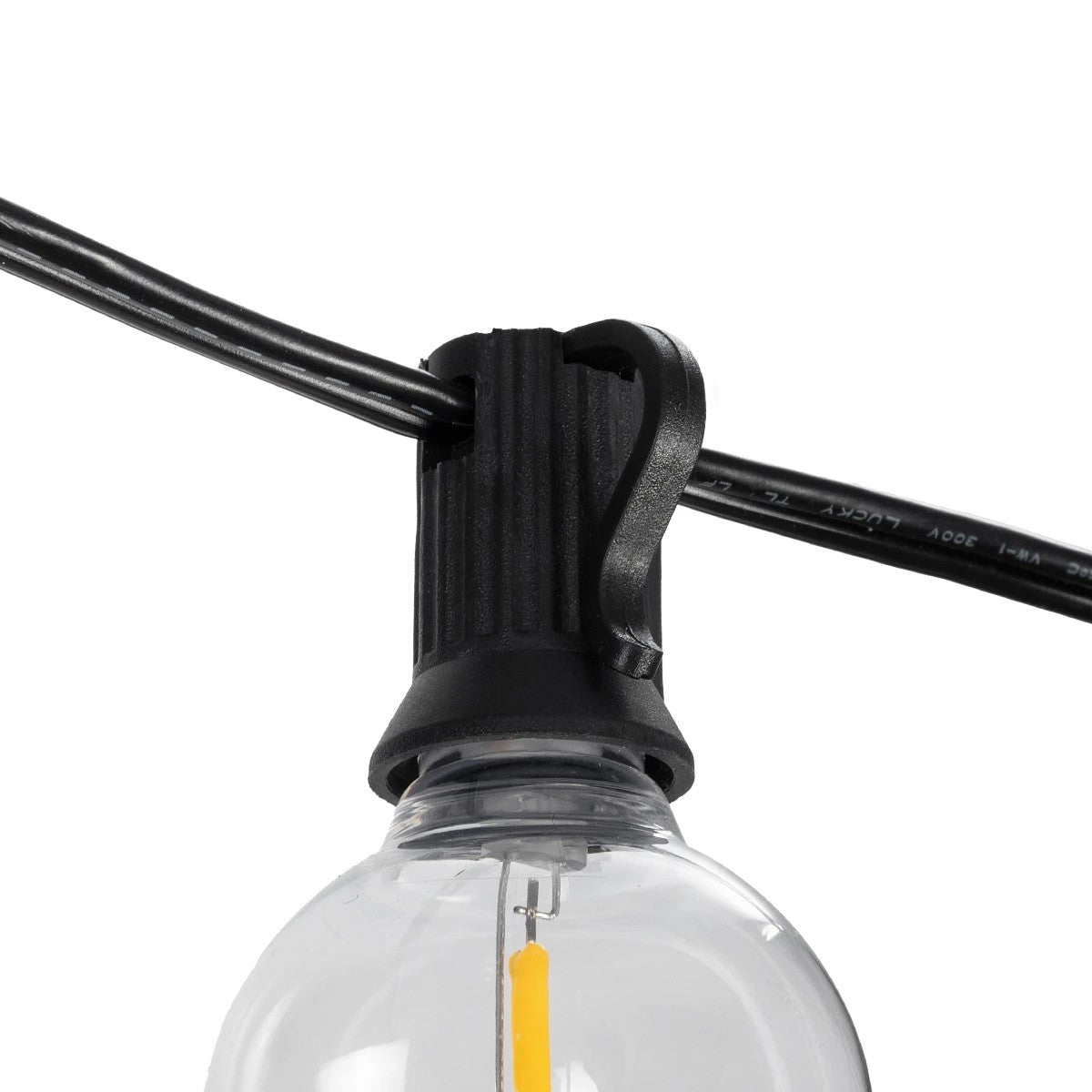 GLOBOSTAR® TWILIGHT 79669 Μοντέρνο Φωτιστικό Κήπου Γιρλάντα 14.5m με 50 Λάμπες LED 30W 2700lm 360° DC 3.7V με Ενσωματωμένο Φωτοβολταϊκό Panel 5.5V 5W & Επαναφορτιζόμενη Μπαταρία Li-ion 3.7V 3x18650 6600mAh Αδιάβροχο IP65 Θερμό Λευκό 2700Κ Dimmable - Sa... - ledmania.gr