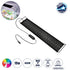 GLOBOSTAR® AQUARIUS 79680 Φωτιστικό Ενυδρείου με Ενσωματωμένο Χειριστήριο LED 19W 950lm 120° AC 220-240V Αδιάβροχο IP44 Πολύχρωμο RGBW Dimmable - Sanan SMD Chip - Μαύρο - Μ60 x Π11 x Υ3cm - 2 Χρόνια Εγγύηση