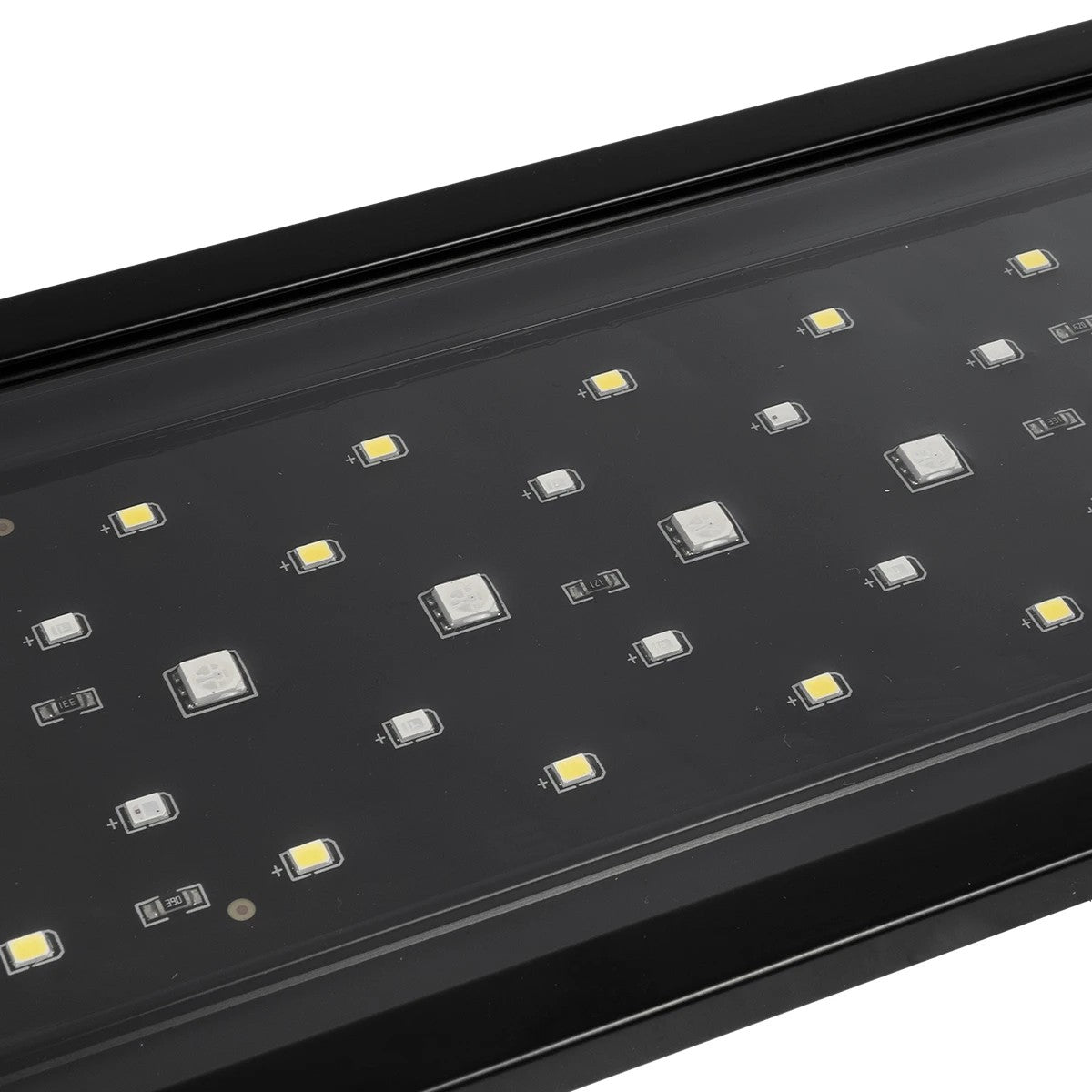 GLOBOSTAR® AQUARIUS 79681 Φωτιστικό Ενυδρείου με Ενσωματωμένο Χειριστήριο LED 22W 1100lm 120° AC 220-240V Αδιάβροχο IP44 Πολύχρωμο RGBW Dimmable - Sanan SMD Chip - Μαύρο - Μ75 x Π11 x Υ3cm - 2 Χρόνια Εγγύηση