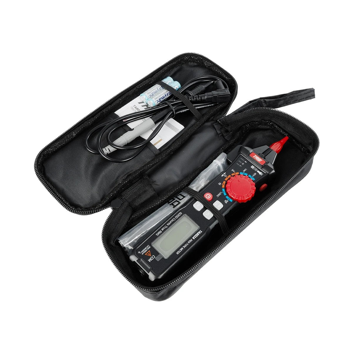 GloboStar® 79693 Ψηφιακό Φορητό Πολύμετρο TASI TA802A με Θήκη Προστασίας Μαύρο - ledmania.gr