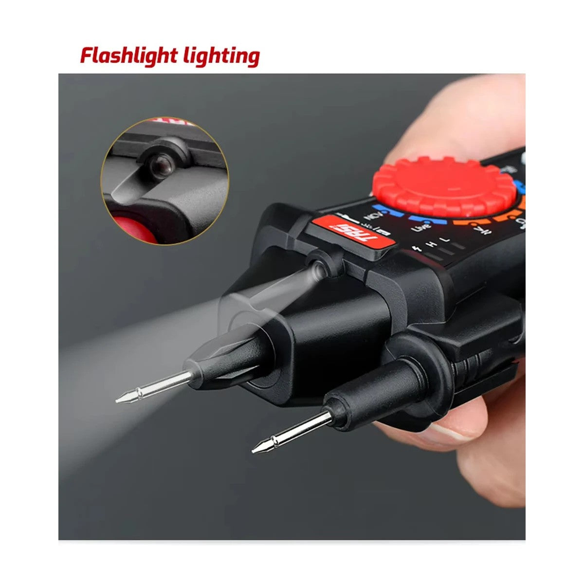 GloboStar® 79693 Ψηφιακό Φορητό Πολύμετρο TASI TA802A με Θήκη Προστασίας Μαύρο - ledmania.gr