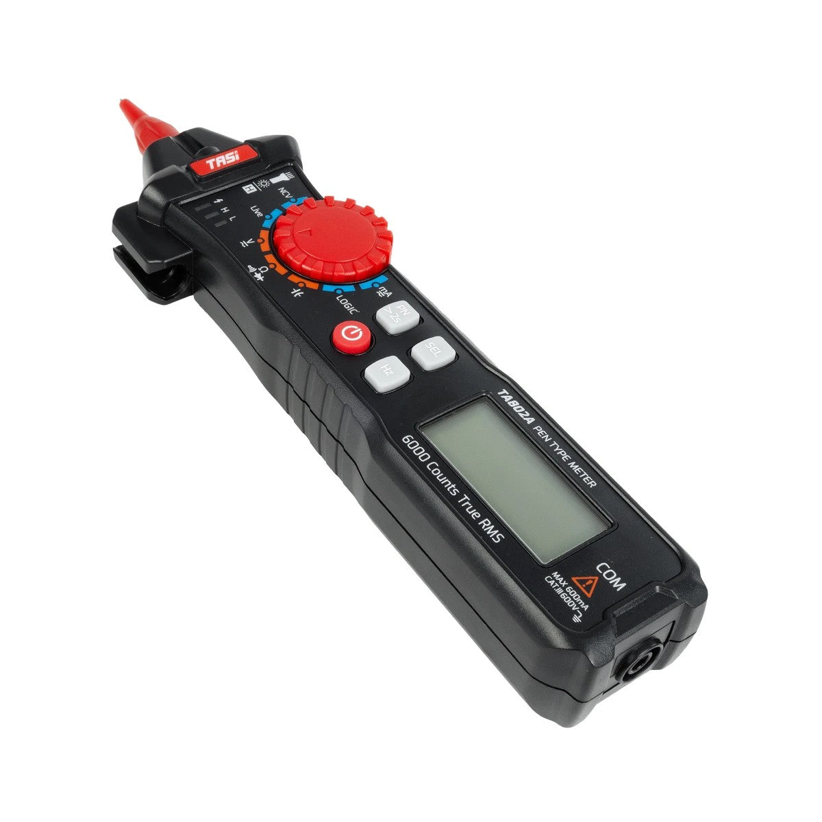 GloboStar® 79693 Ψηφιακό Φορητό Πολύμετρο TASI TA802A με Θήκη Προστασίας Μαύρο - ledmania.gr