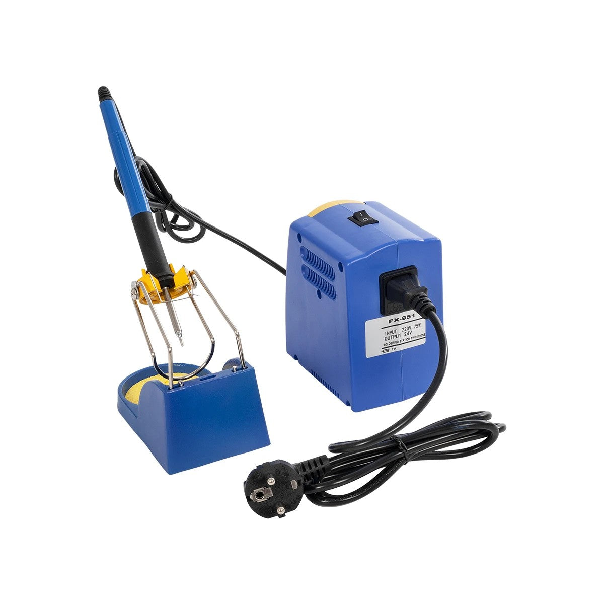 GLOBOSTAR® HAKKO FX-951 79980 Ψηφιακός Σταθμός Συγκόλλησης με Ψηφιακή Οθόνη & Κολλητήρι 75W AC 220-240V IP20 - Μ12.5 x Π8 x Υ14cm - 2 Χρόνια Εγγύηση - ledmania.gr