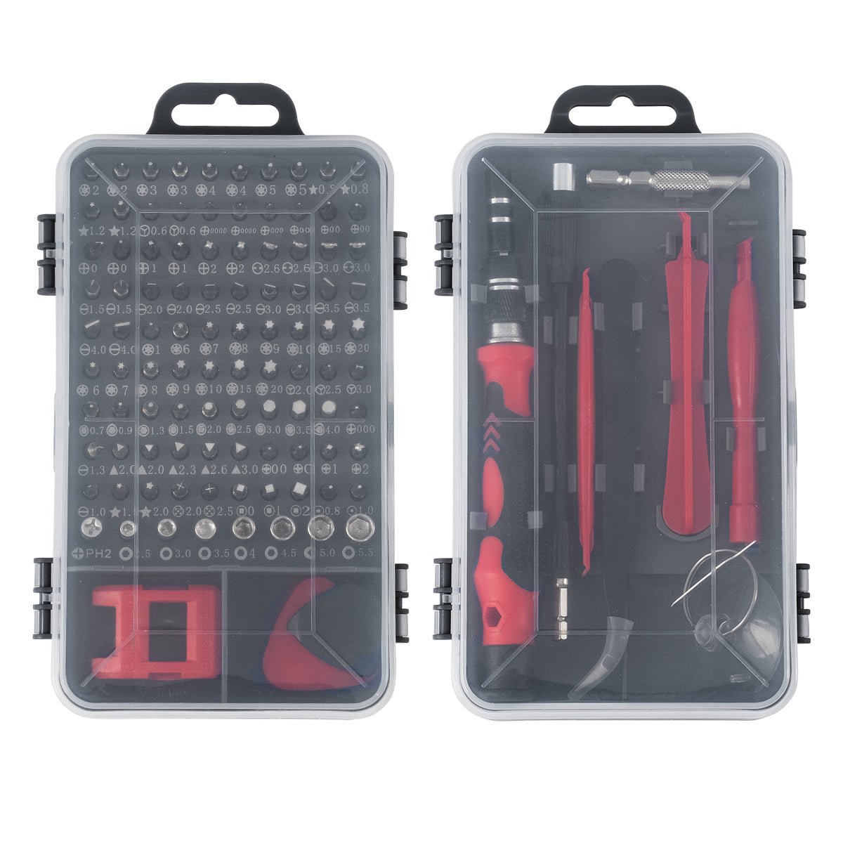 GLOBOSTAR® ELEKIT 79999 Ολοκληρωμένο Mini DIY ΚΙΤ με 115 Μικροεργαλεία σε 1 Βαλιτσάκι για Επισκευές Κινητών Τηλεφώνων, Laptop, Οπτικών & κλπ Μικροεπισκευών - ledmania.gr