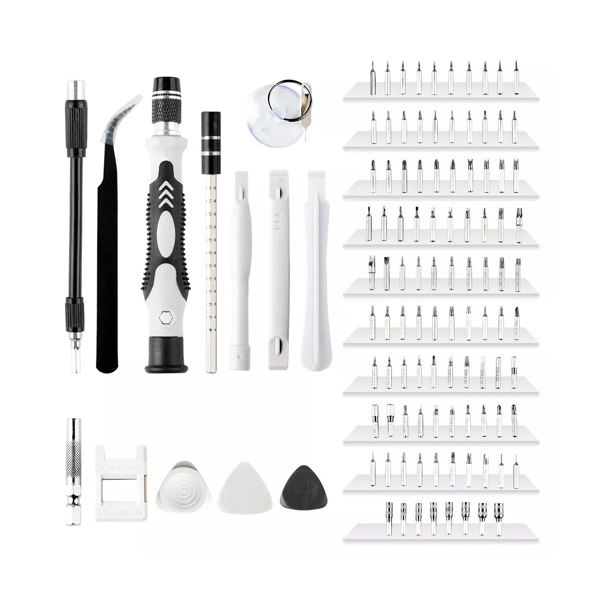 GLOBOSTAR® ELEKIT 79999 Ολοκληρωμένο Mini DIY ΚΙΤ με 115 Μικροεργαλεία σε 1 Βαλιτσάκι για Επισκευές Κινητών Τηλεφώνων, Laptop, Οπτικών & κλπ Μικροεπισκευών - ledmania.gr