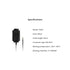 GloboStar® 80102 SONOFF THS01 Temperature and Humidity Sensor Measuring Range From -40℃ to +85℃ - Cable Length 50cm - ledmania.gr