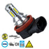 GloboStar® 81438 Λάμπα Αυτοκίνητου H9 3rd Generation Can-Bus Extreme Series LED 16 CREE XBD 15W 2115lm 360° DC 12V IP20 Ψυχρό Λευκό 6000K - ledmania.gr