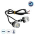 GLOBOSTAR® PLATELIGHT 81632 Φως Πινακίδας & DRL LED 3W/6W 270lm/540lm 120° DC 12V Αδιάβροχο IP65 Ψυχρό Λευκό 6000K - Μαύρο - Μ1.8 x Π3.8 x Υ1.8cm / Q0.5cm - Πακέτο 2 Τεμαχίων - 1 Χρόνο Εγγύηση