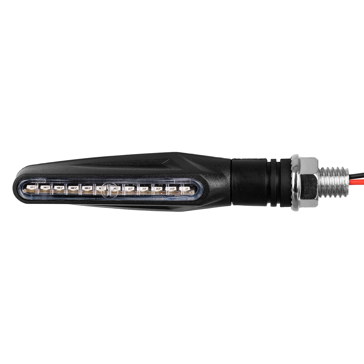 GLOBOSTAR® TURNLIGHT 81754 Φλας Μοτοσυκλέτας LED 2.5W/5W 150lm/300lm 120° DC 12V Αδιάβροχο IP65 Πορτοκαλί - Μ14 x Π2.3 x Υ1.9cm - Πακέτο 2 Τεμαχίων - 1 Χρόνο Εγγύηση