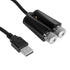 GloboStar® 81845-DUAL Διακοσμητικό Φωτιστικό Ειδικών Φωτορυθμικών Εφέ PARTY Disco LASER DC 5V με Καλώδιο Τροφοδοσίας USB Κόκκινο IP20 Μ3.5 x Π3.5 x Υ21.5cm - ledmania.gr