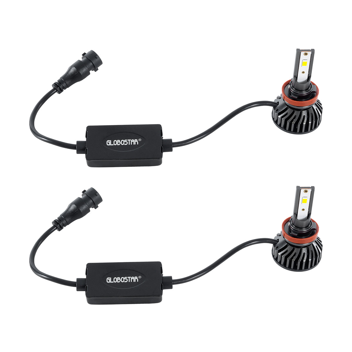 GloboStar® 82025 H9 F2 Line KIT Βασικού Φωτισμού Αυτοκινήτου & Φορτηγού 3rd Generation Can-Bus Series LED CREE CXB COB 30/60W 7000lm DC 12V Αδιάβροχο IP65 Ψυχρό Λευκό 6000K - ledmania.gr