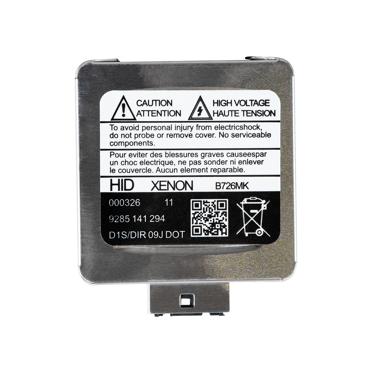 GLOBOSTAR® HID 84040 Λάμπα Xenon D1S Super Vision Υψηλής Φωτεινότητας +80% CANbus DOT ECER37 55W/110W 5000lm/10000lm 360° DC 12-24V Αδιάβροχο IP65 Ψυχρό Λευκό 6000K - Μ4 x Π5 x Υ8cm - Πακέτο 2 Τεμαχίων - 2 Χρόνια Εγγύηση - ledmania.gr