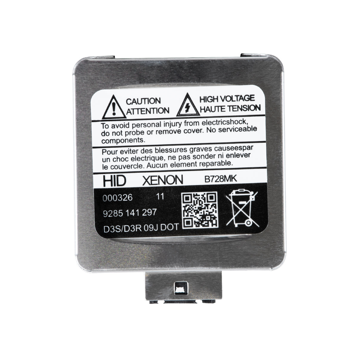 GLOBOSTAR® HID 84044 Λάμπα Xenon D3S Super Vision Υψηλής Φωτεινότητας +80% CANbus DOT ECER37 55W/110W 5000lm/10000lm 360° DC 12-24V Αδιάβροχο IP65 Ψυχρό Λευκό 6000K - Μ4 x Π5 x Υ8cm - Πακέτο 2 Τεμαχίων - 2 Χρόνια Εγγύηση - ledmania.gr