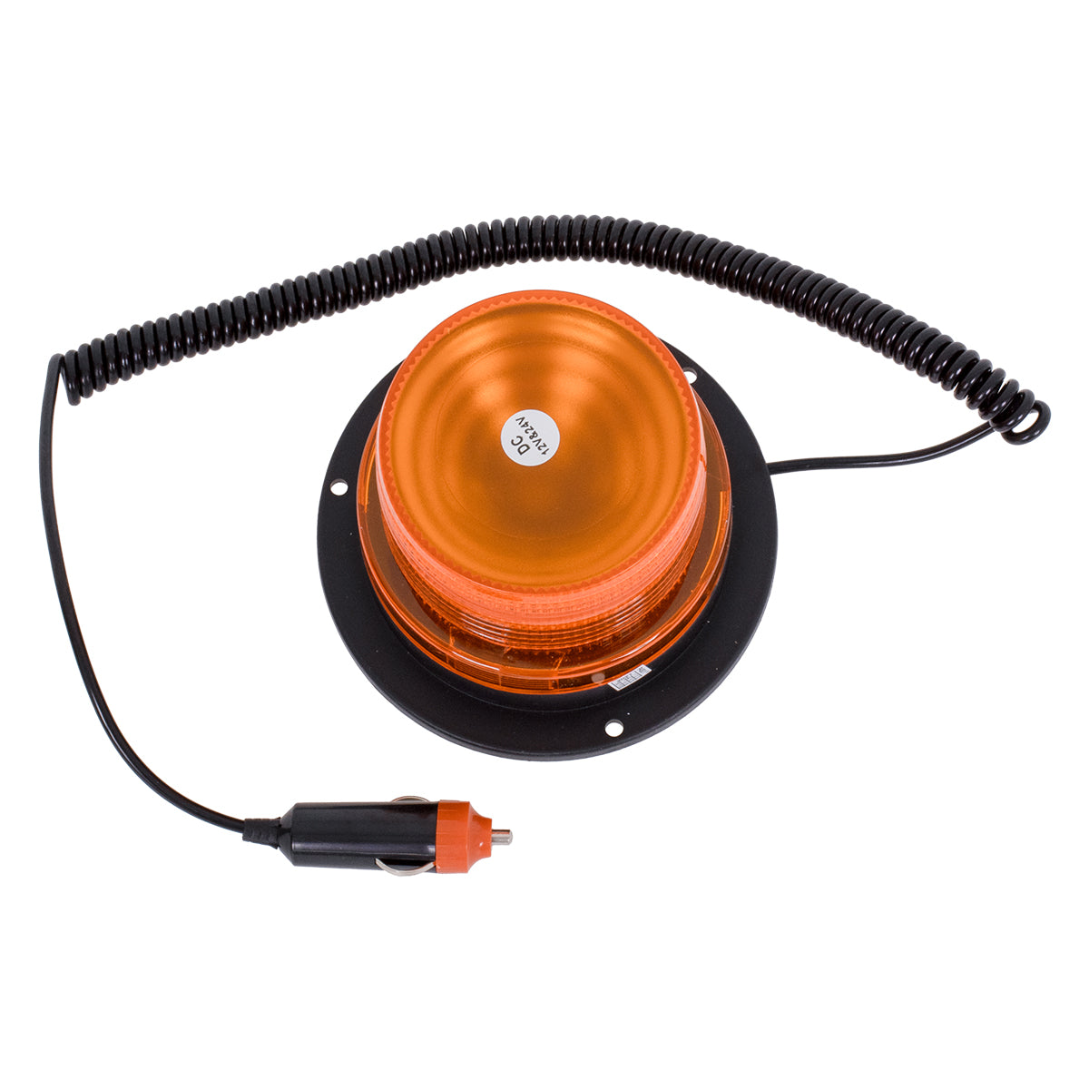 GloboStar® 85153 PRO Series Φάρος Σήμανσης Οχήματος Οδικής Βοήθείας για Αυτοκίνητα & Φορτηγά STROBE LED 10W DC 12-24V Αδιάβροχος IP65 Πορτοκαλί - ledmania.gr